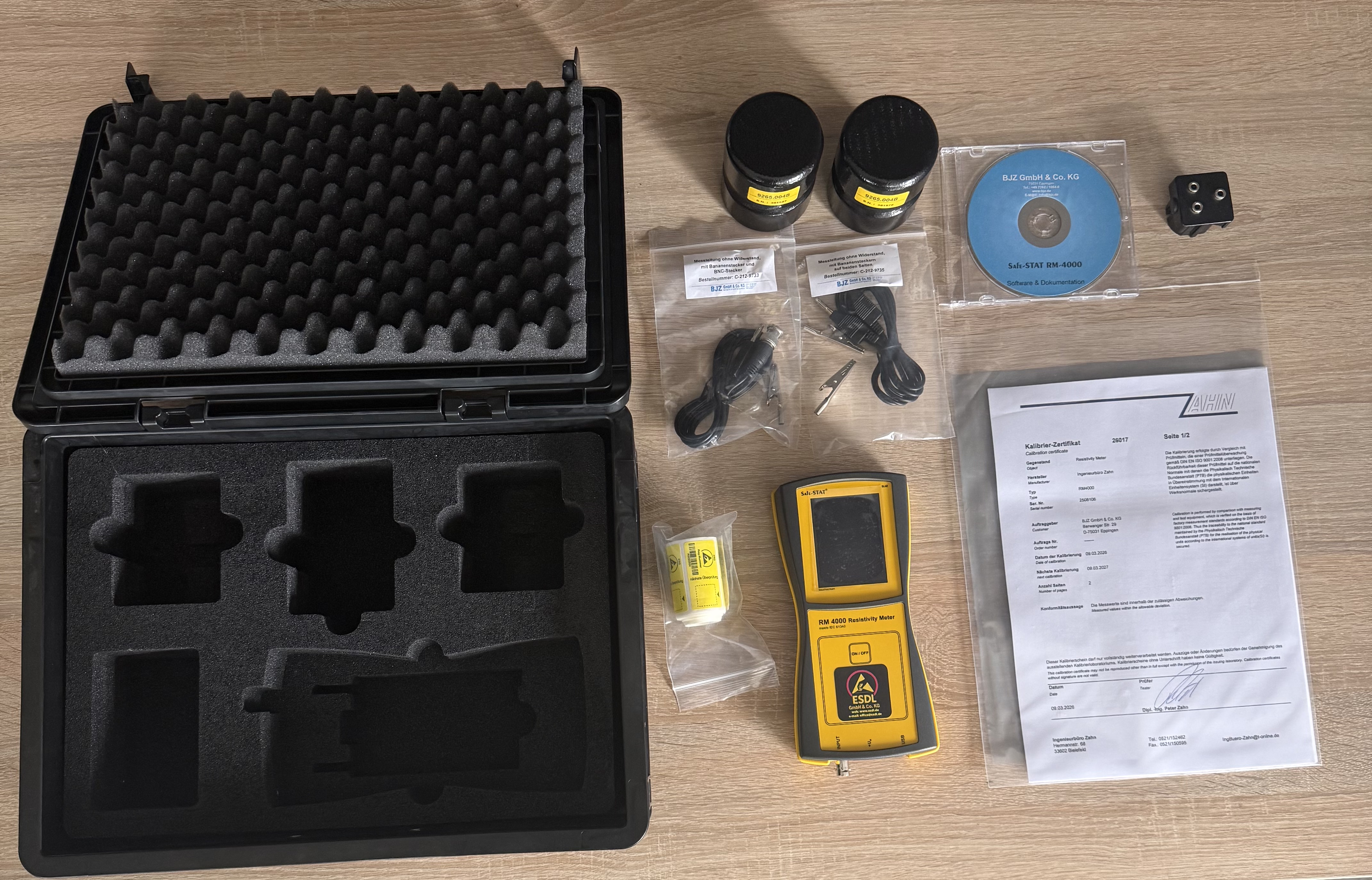 Hochohmwiderstandsmessgerät RM-4000 Komplettset